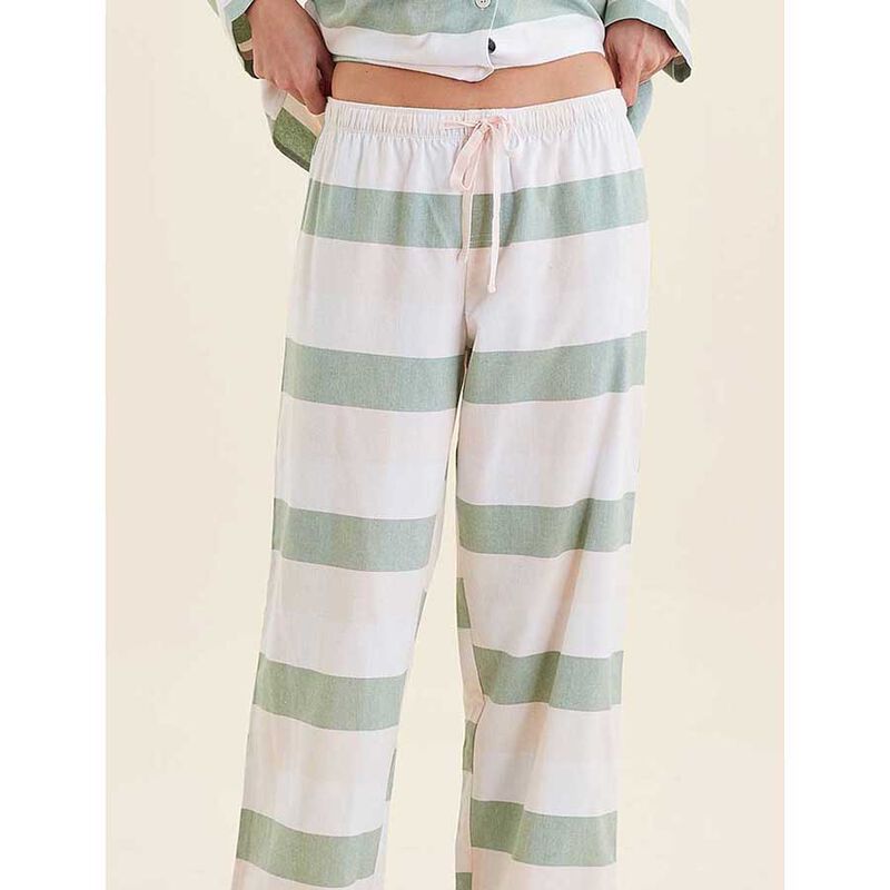 Papinelle Organic Cotton Plaid Full Length Pj image number 2
